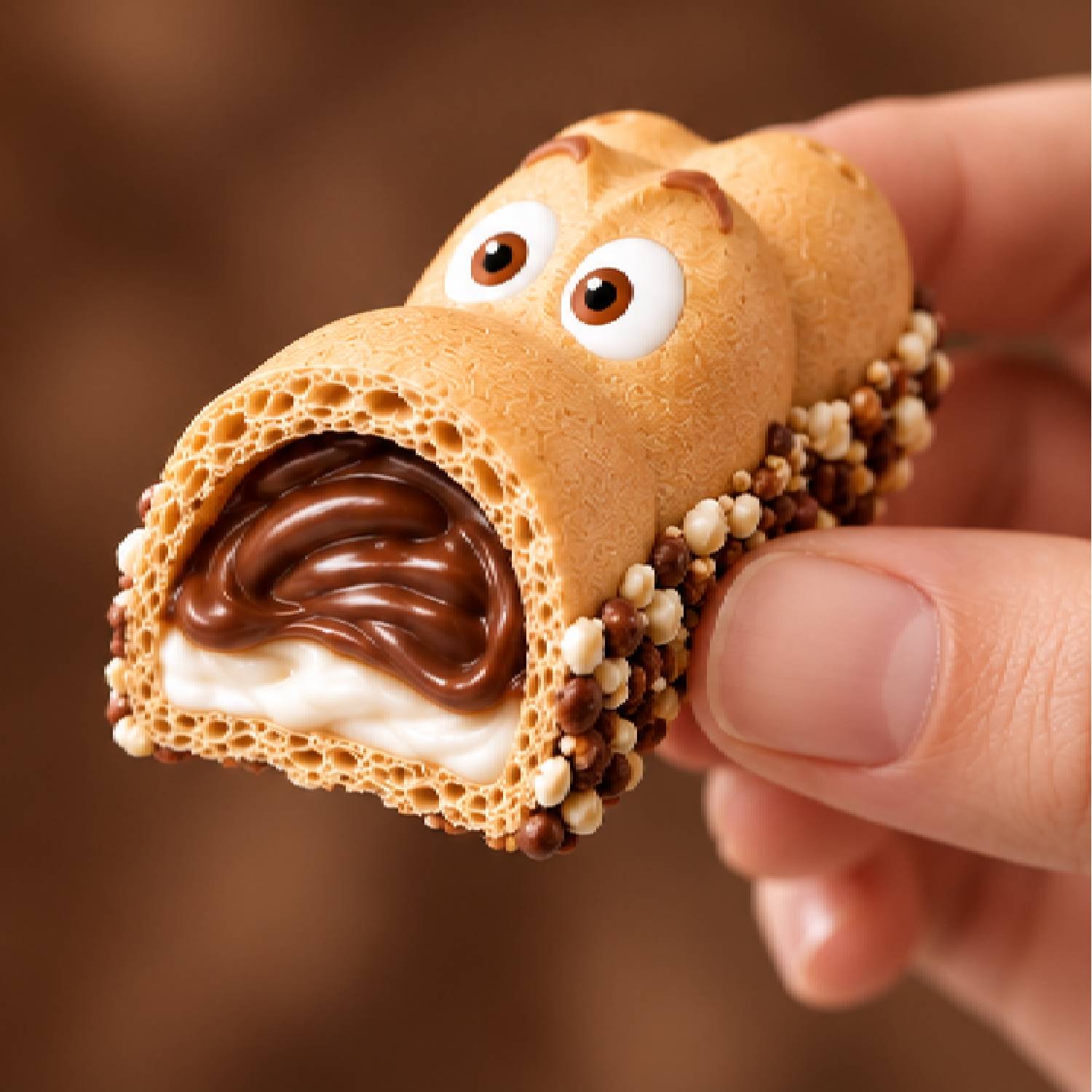Wafer Kinder Happy Hippo Cacau Recheado 103,5g foto 5