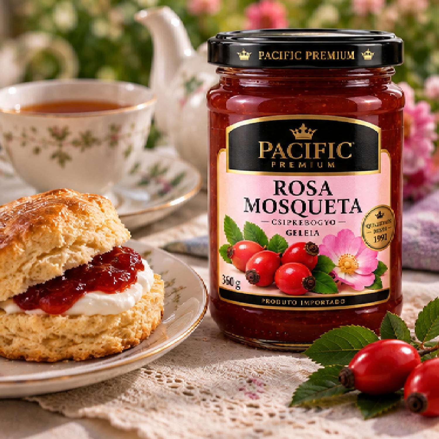 Geleia de Rosa Mosqueta Pacific Premium 360g foto 2