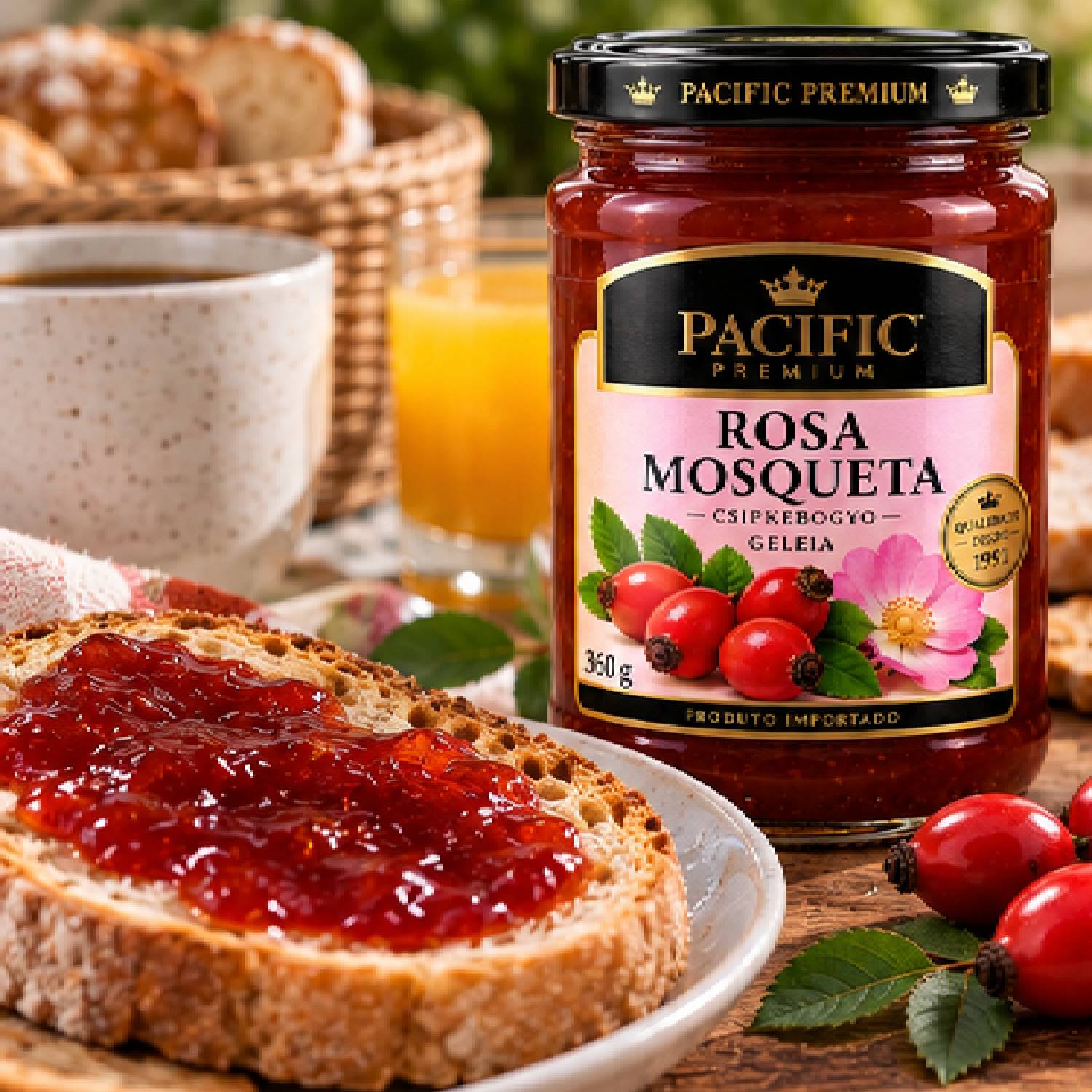Geleia de Rosa Mosqueta Pacific Premium 360g foto 3