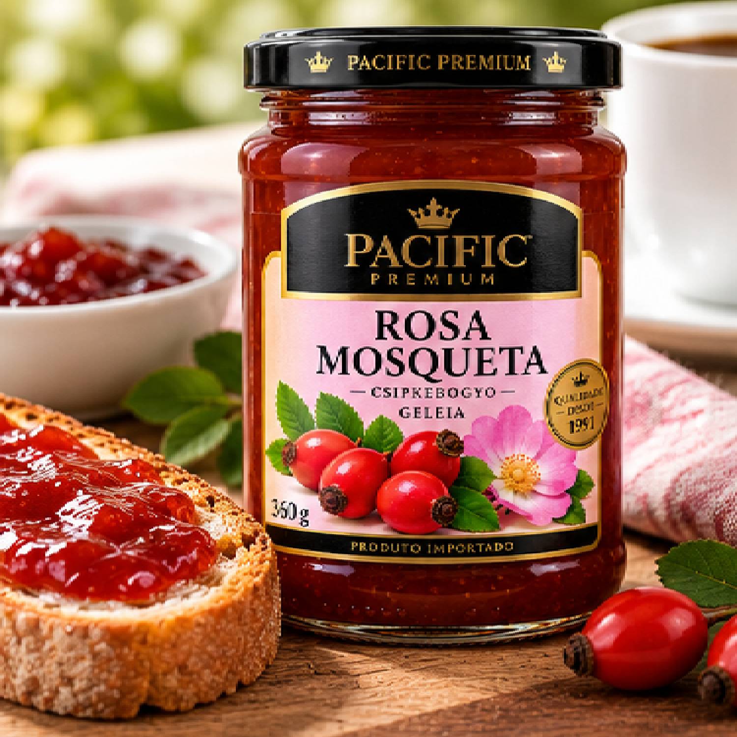 Geleia de Rosa Mosqueta Pacific Premium 360g foto 8