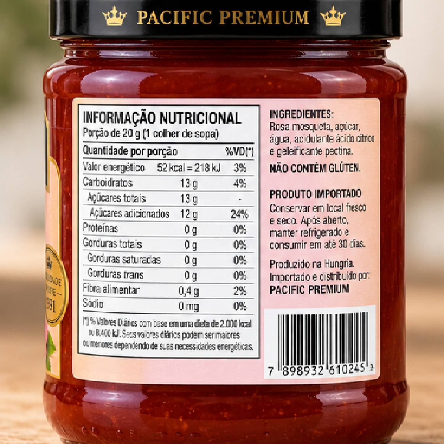 Geleia de Rosa Mosqueta Pacific Premium 360g foto 9