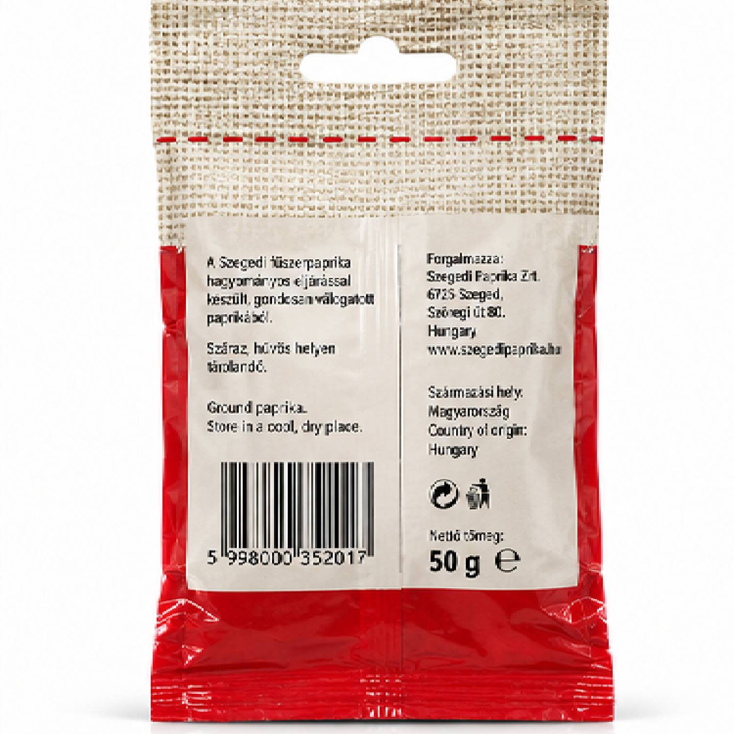Páprica Szegedi Suave Importada da Hungria 50g foto 9