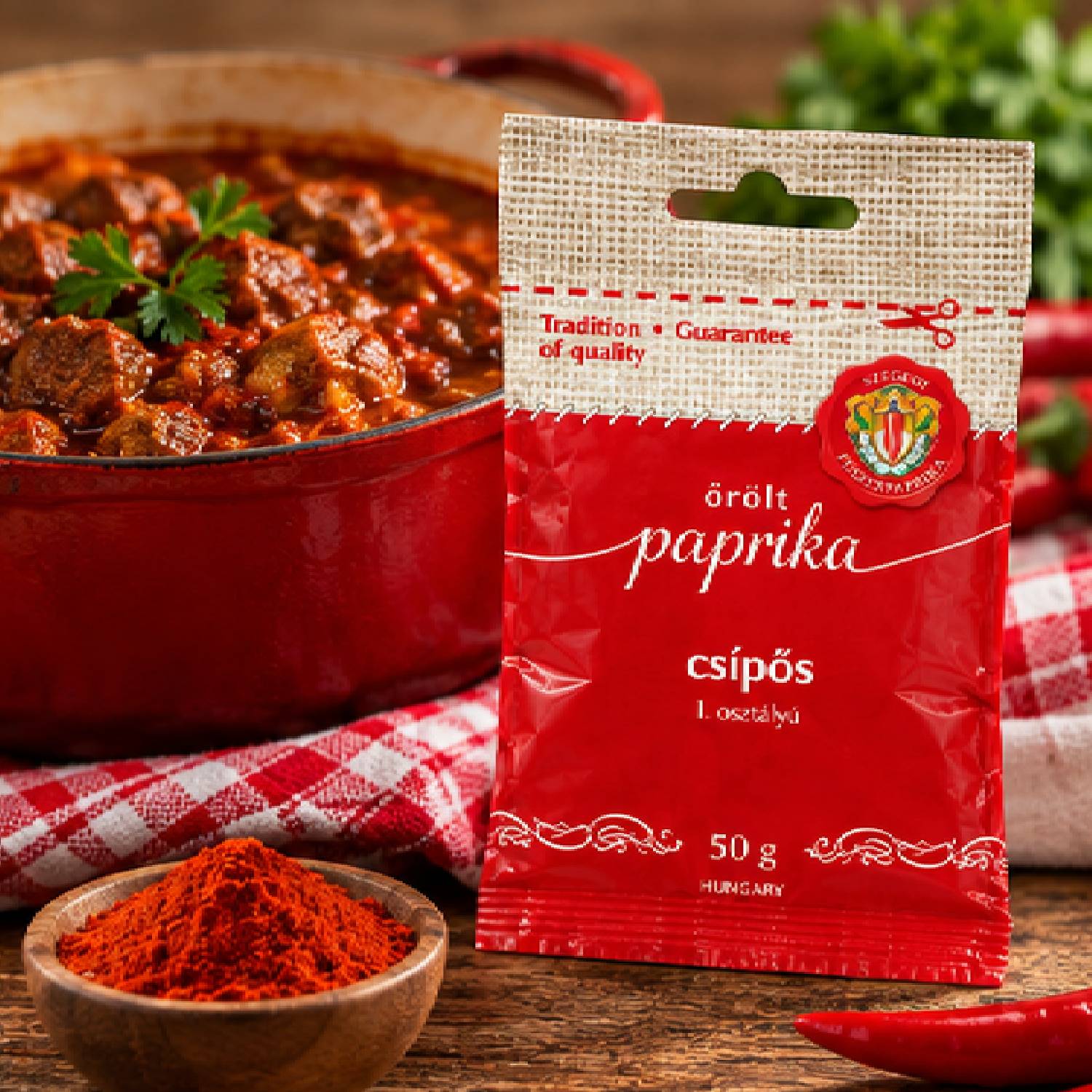Páprica Szegedi Picante Importada da Hungria 50g foto 3