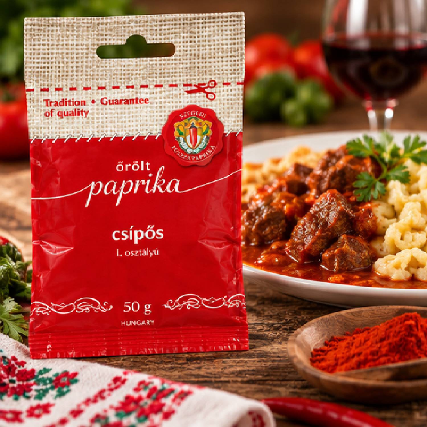 Páprica Szegedi Picante Importada da Hungria 50g foto 4