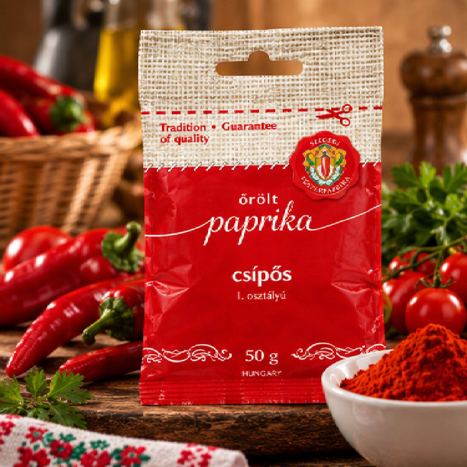 Páprica Szegedi Picante Importada da Hungria 50g foto 5