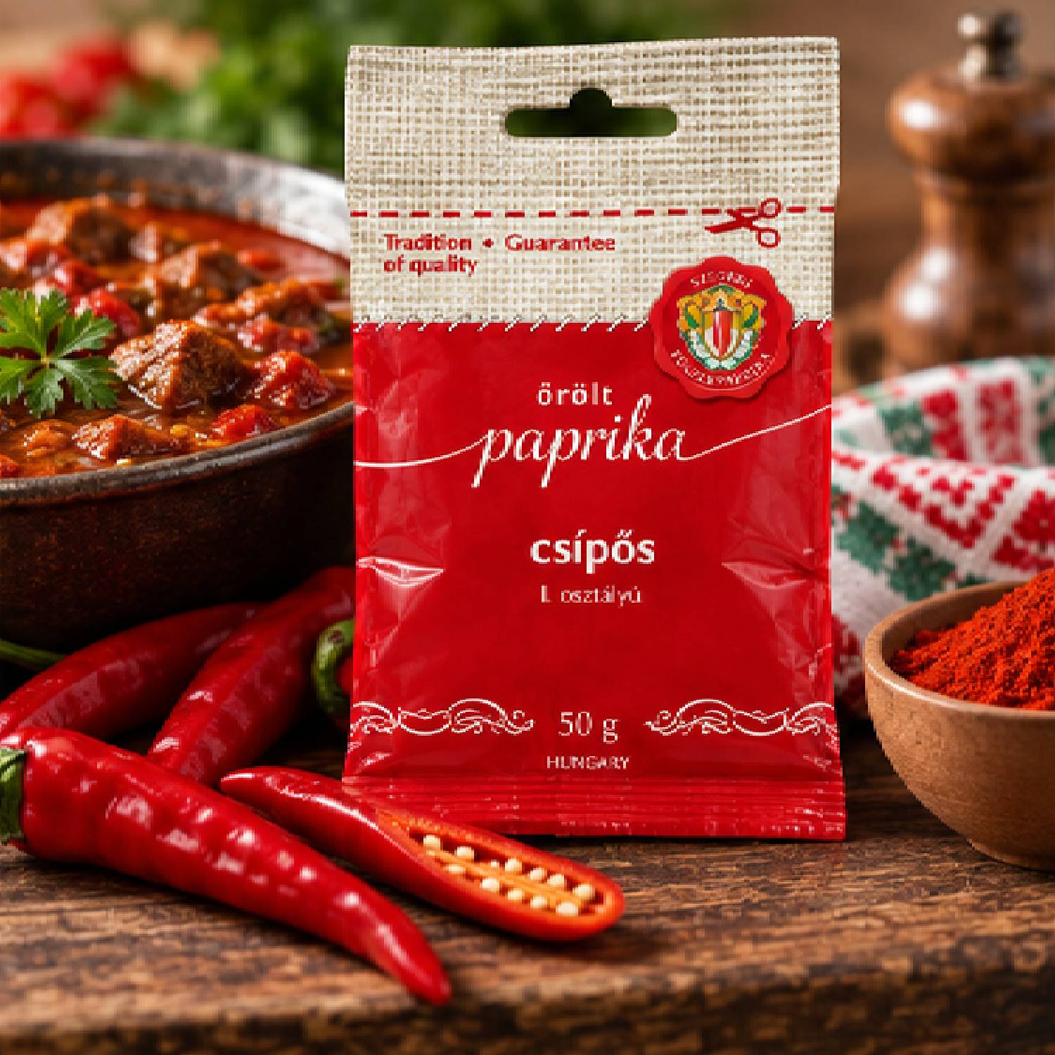 Páprica Szegedi Picante Importada da Hungria 50g foto 7