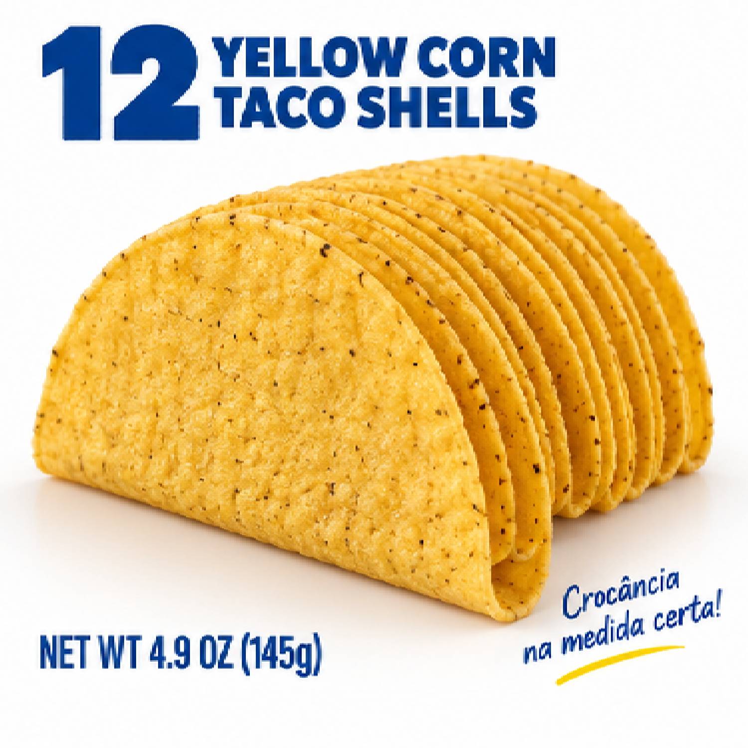 Taco Shells Ortega Milho Amarelo 12 Unidades 138g foto 3