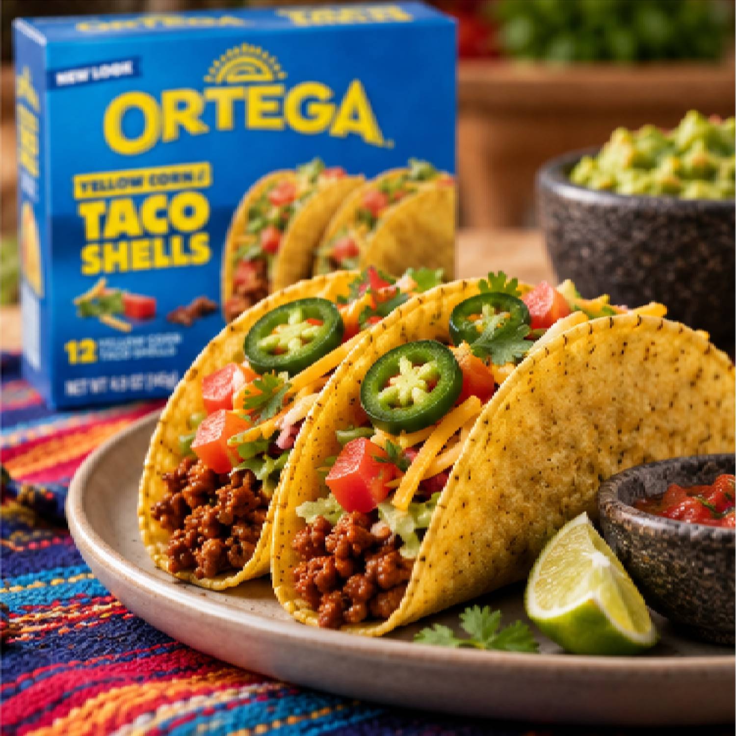 Taco Shells Ortega Milho Amarelo 12 Unidades 138g foto 7