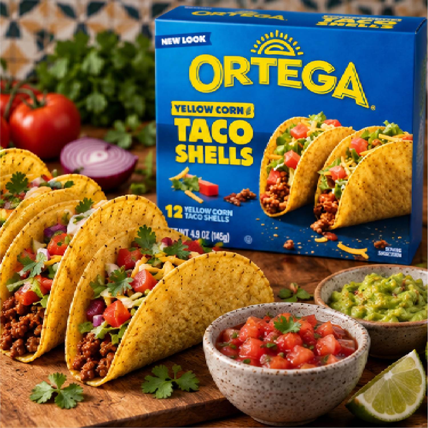 Taco Shells Ortega Milho Amarelo 12 Unidades 138g foto 9