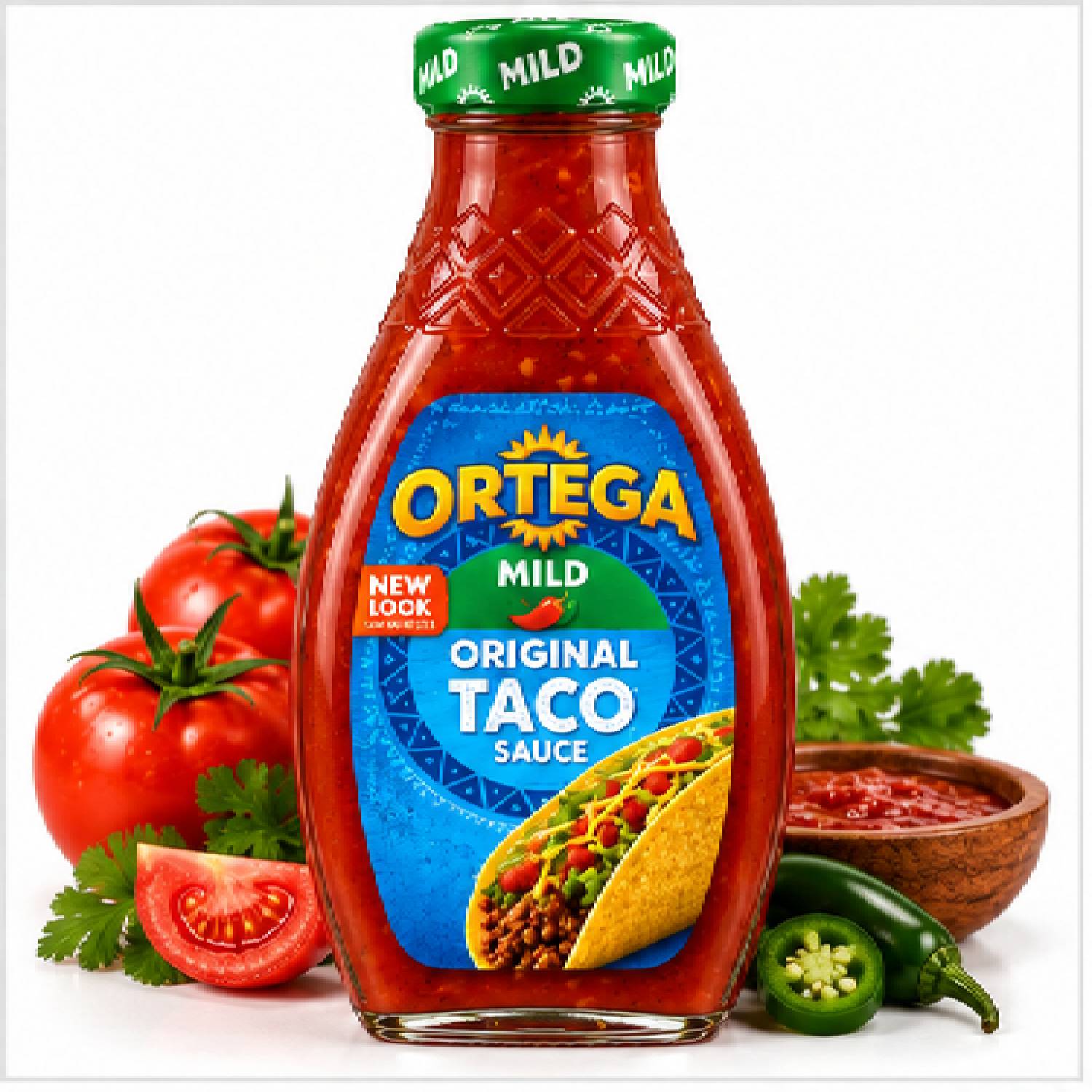 Molho para Taco Ortega Mild Original Importado 227g foto 2