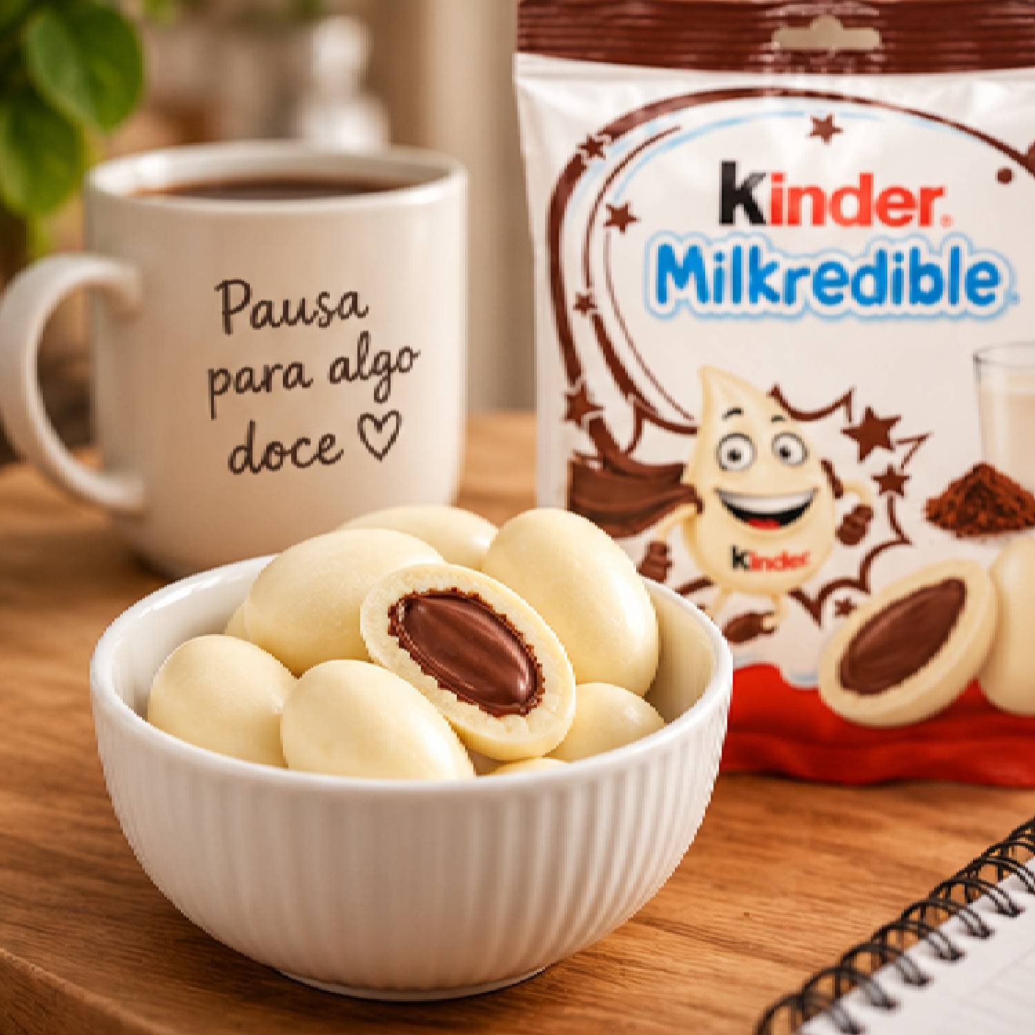 Chocolate Kinder Milkredible Recheio de Cacau 46,8g foto 5