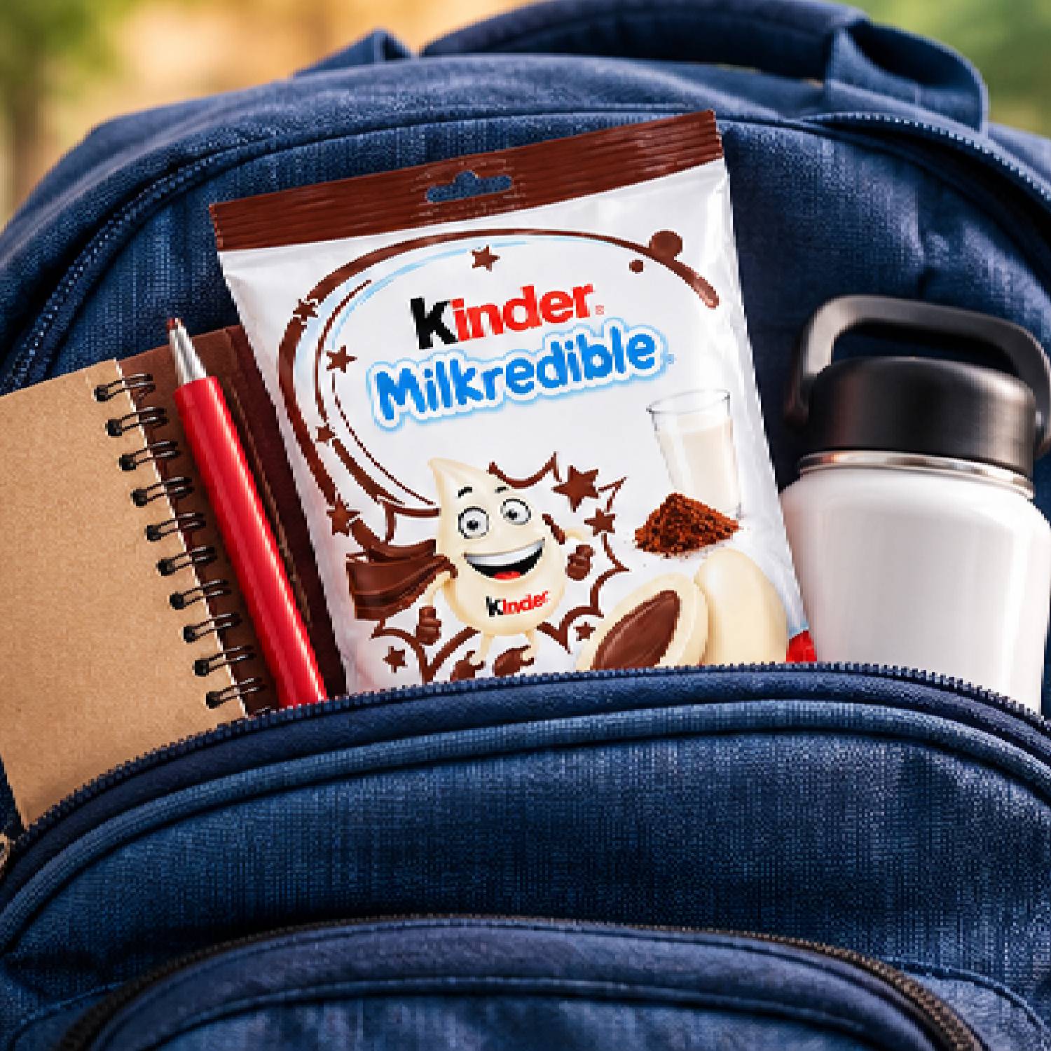 Chocolate Kinder Milkredible Recheio de Cacau 46,8g foto 8