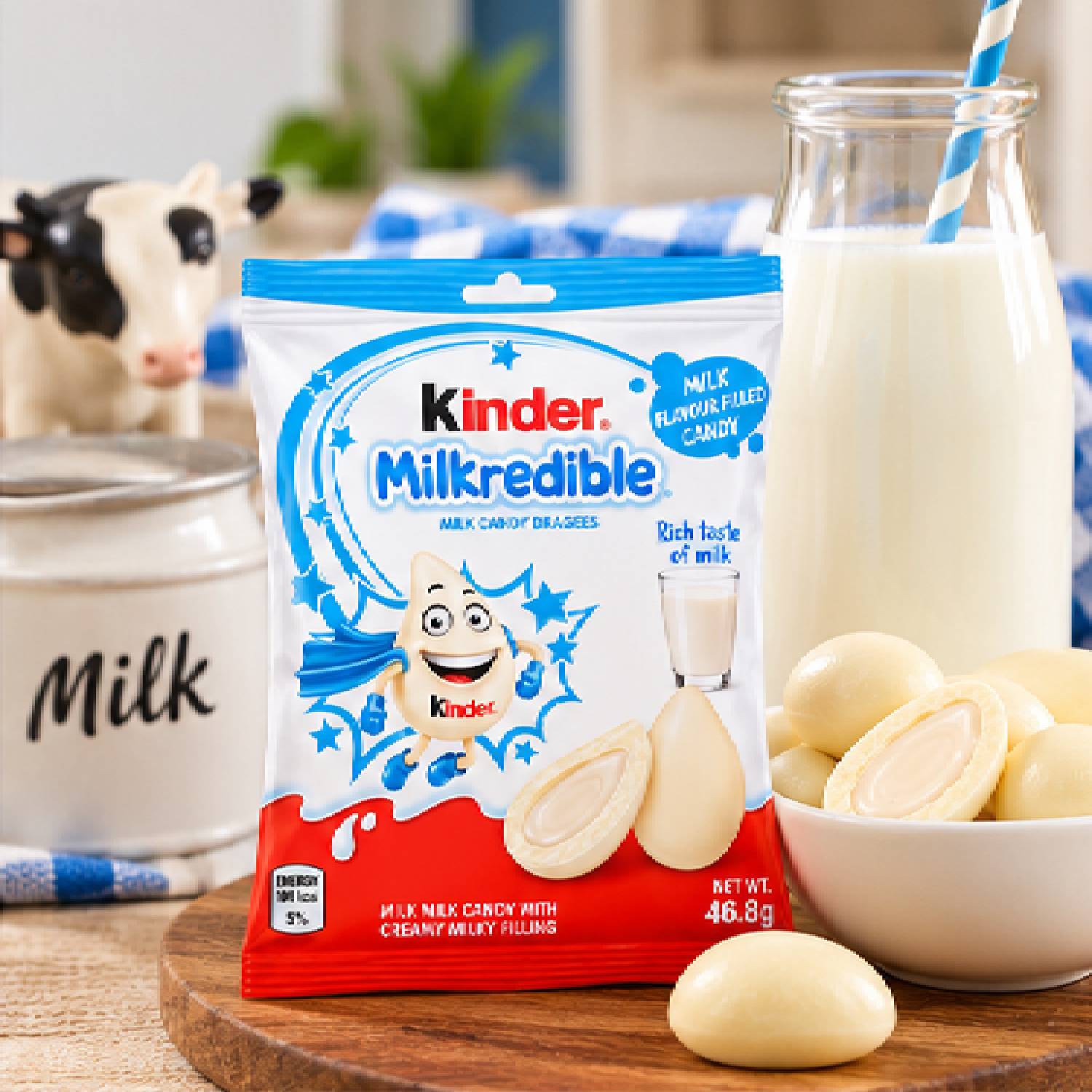 Chocolate Kinder Milkredible Recheio de Leite 46,8g foto 5