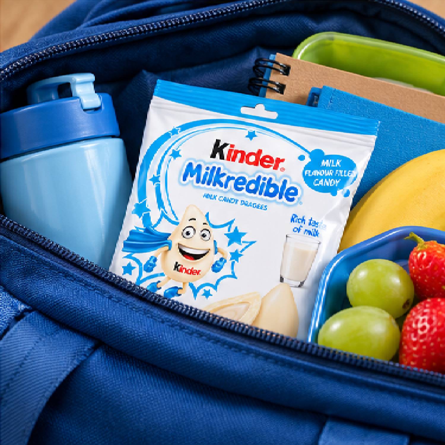 Chocolate Kinder Milkredible Recheio de Leite 46,8g foto 7