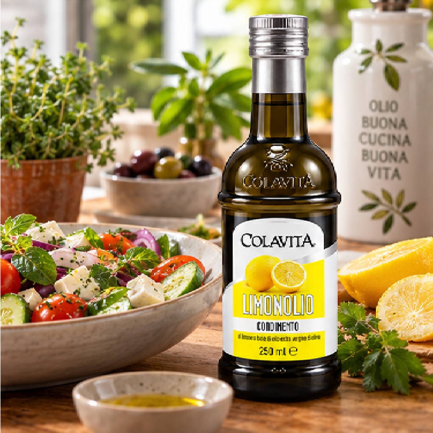 Azeite Extra Virgem com Limão Colavita Limonolio 250ml foto 7