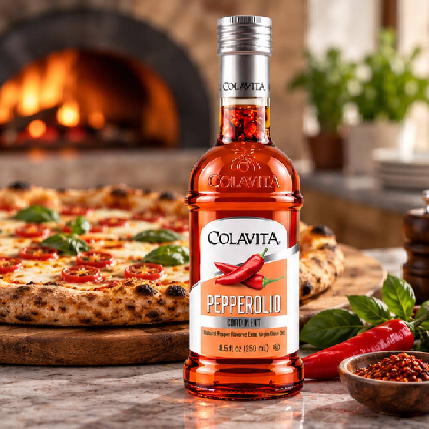 Azeite Extra Virgem com Pimenta Colavita Pepperolio 250ml foto 7