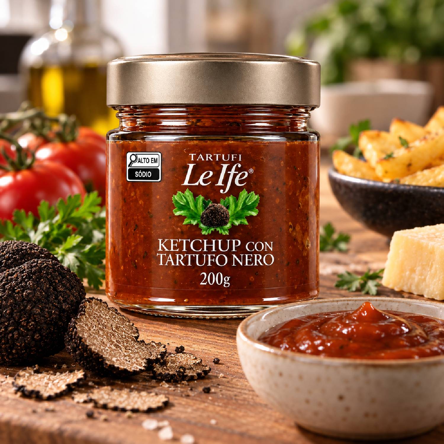 Ketchup com Trufa Negra Italiana Le Ife 180g Gourmet foto 7