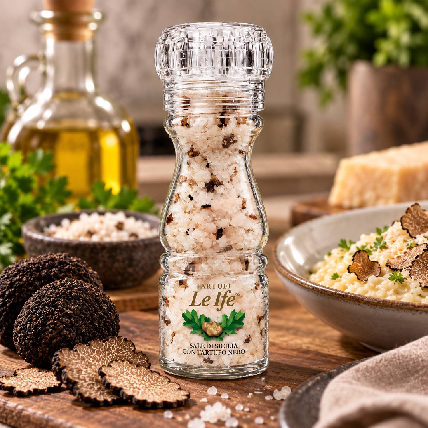 Sal da Sicilia com Tartufo Negro c/ Moedor LE IFE 100g foto 7