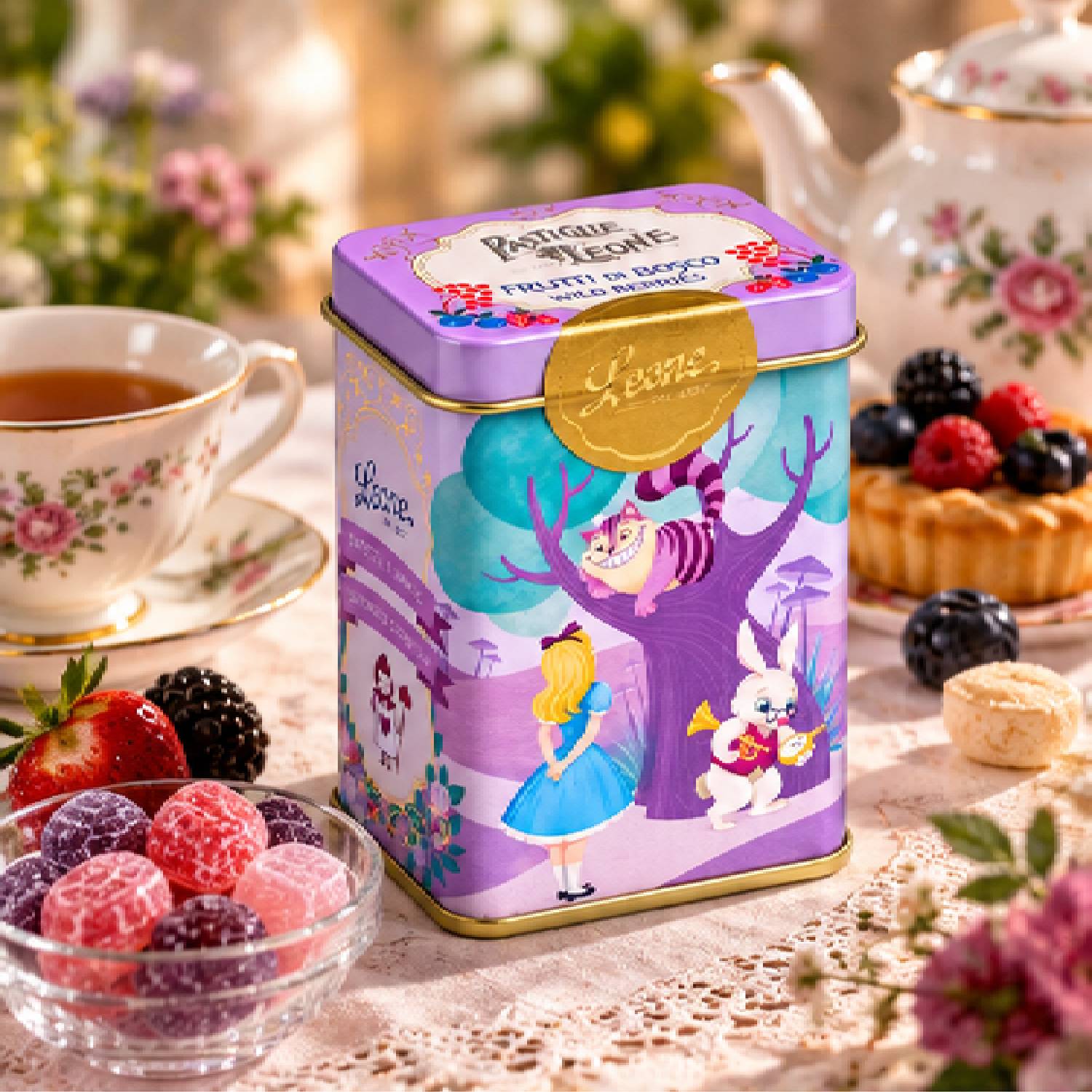 Pastilha Leone Coleção Era uma Vez Fr Vermelhas Alice 30g foto 7