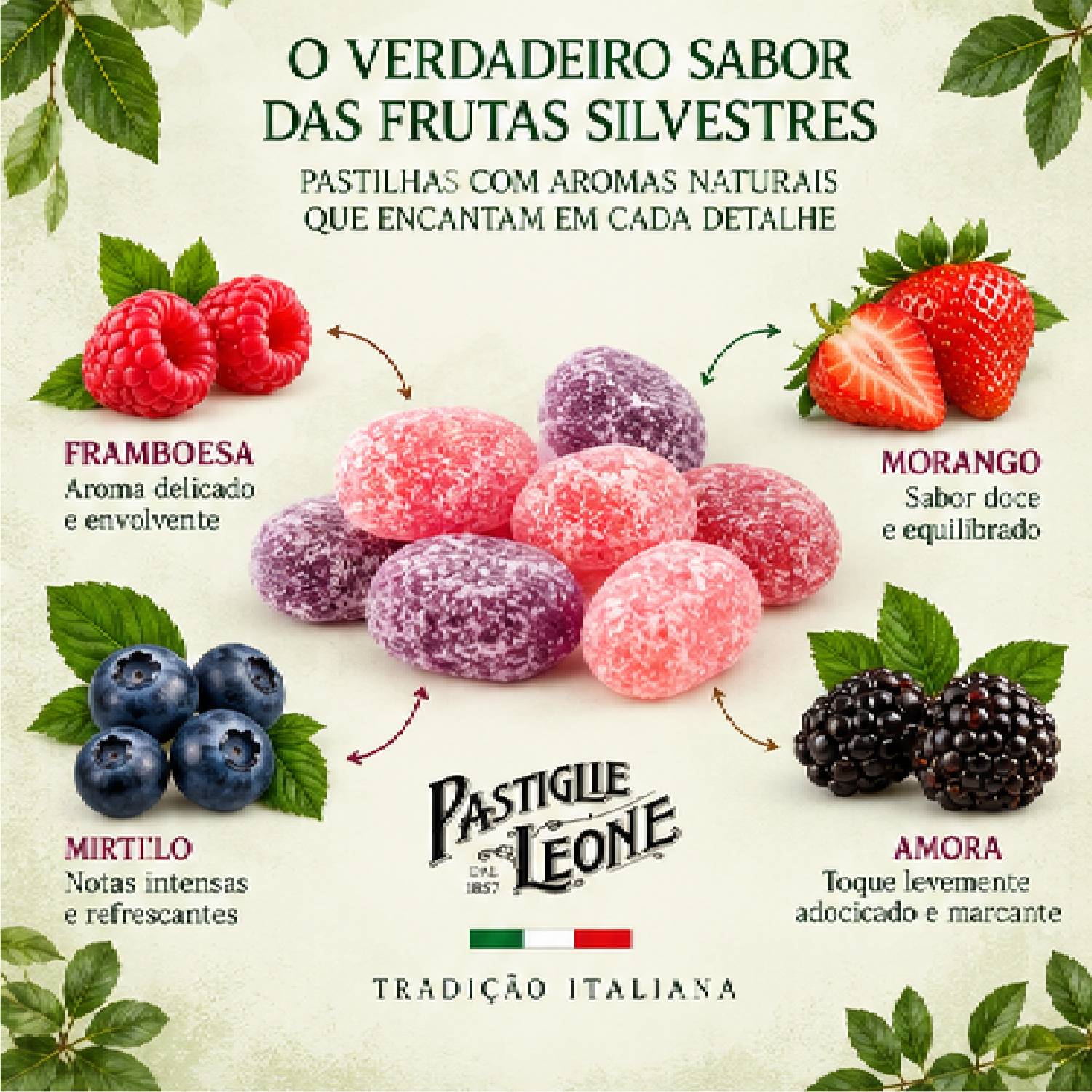 Pastilha Leone Coleção Era uma Vez Branca de Neve 30g foto 2