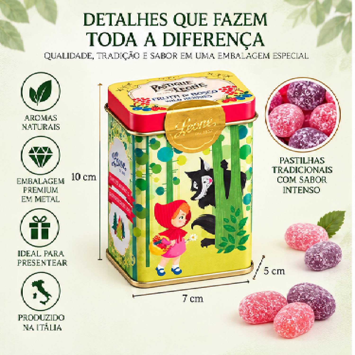 Pastilha Leone Coleção Era uma Vez Branca de Neve 30g foto 3
