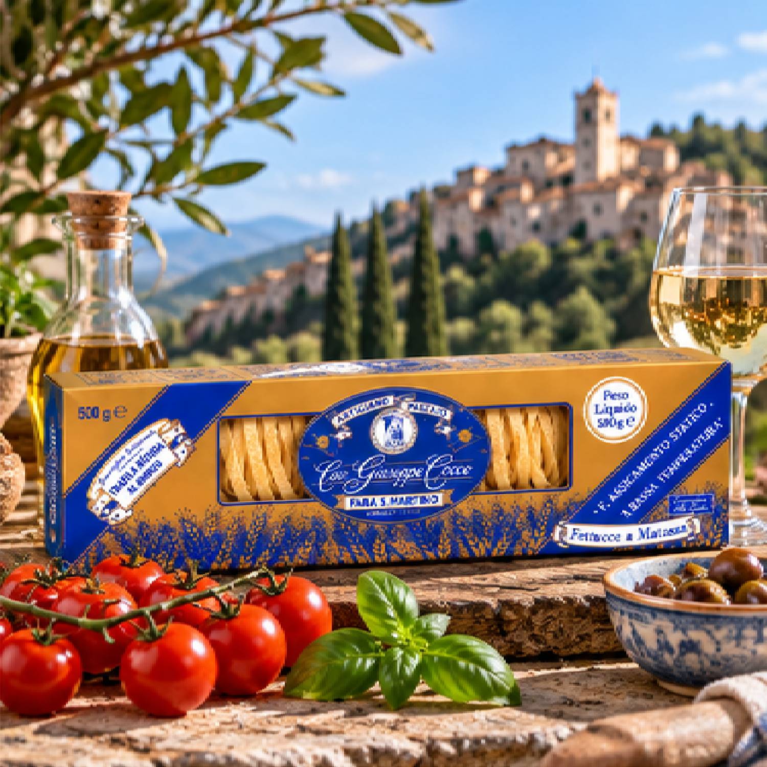 Massa Fettucce Antica Giuseppe Cocco Italiana 500g foto 7