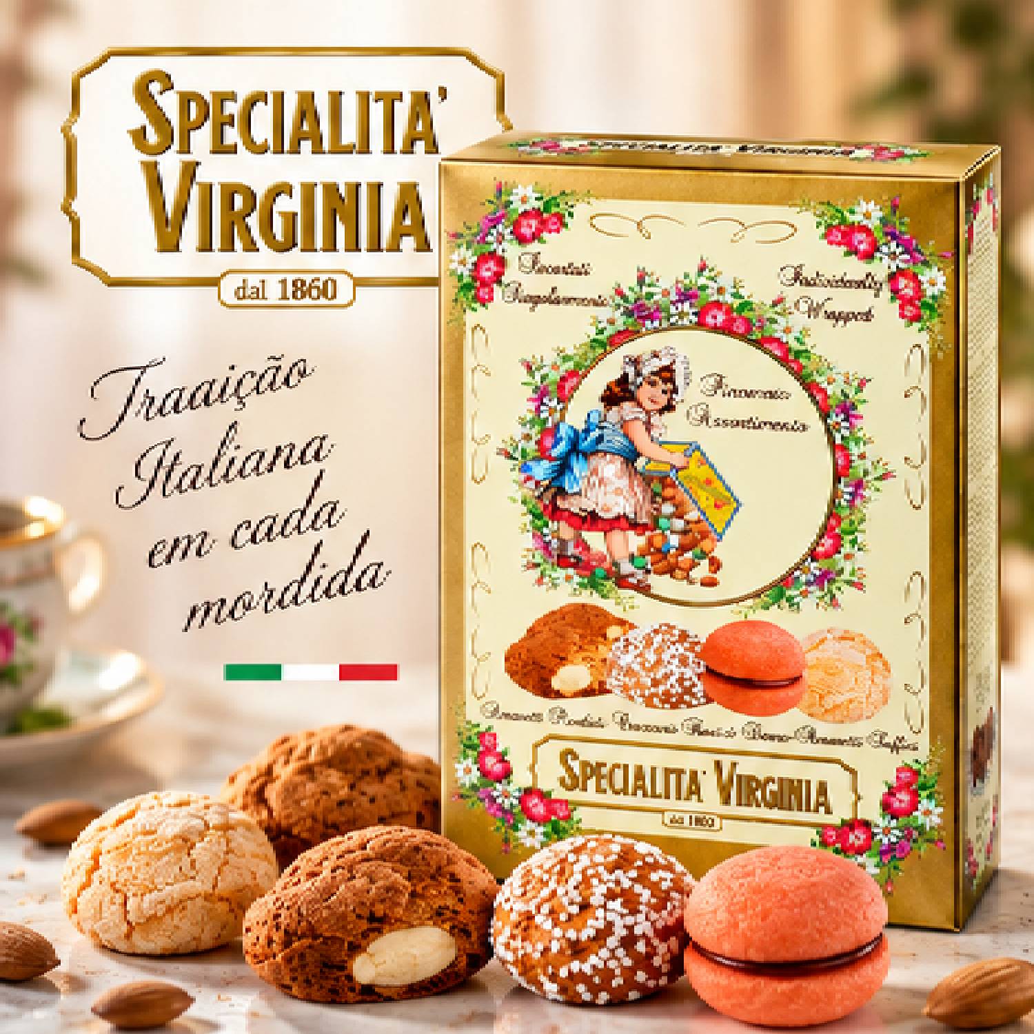 Biscoitos Italianos Sortidos Specialità Virginia 200g foto 8