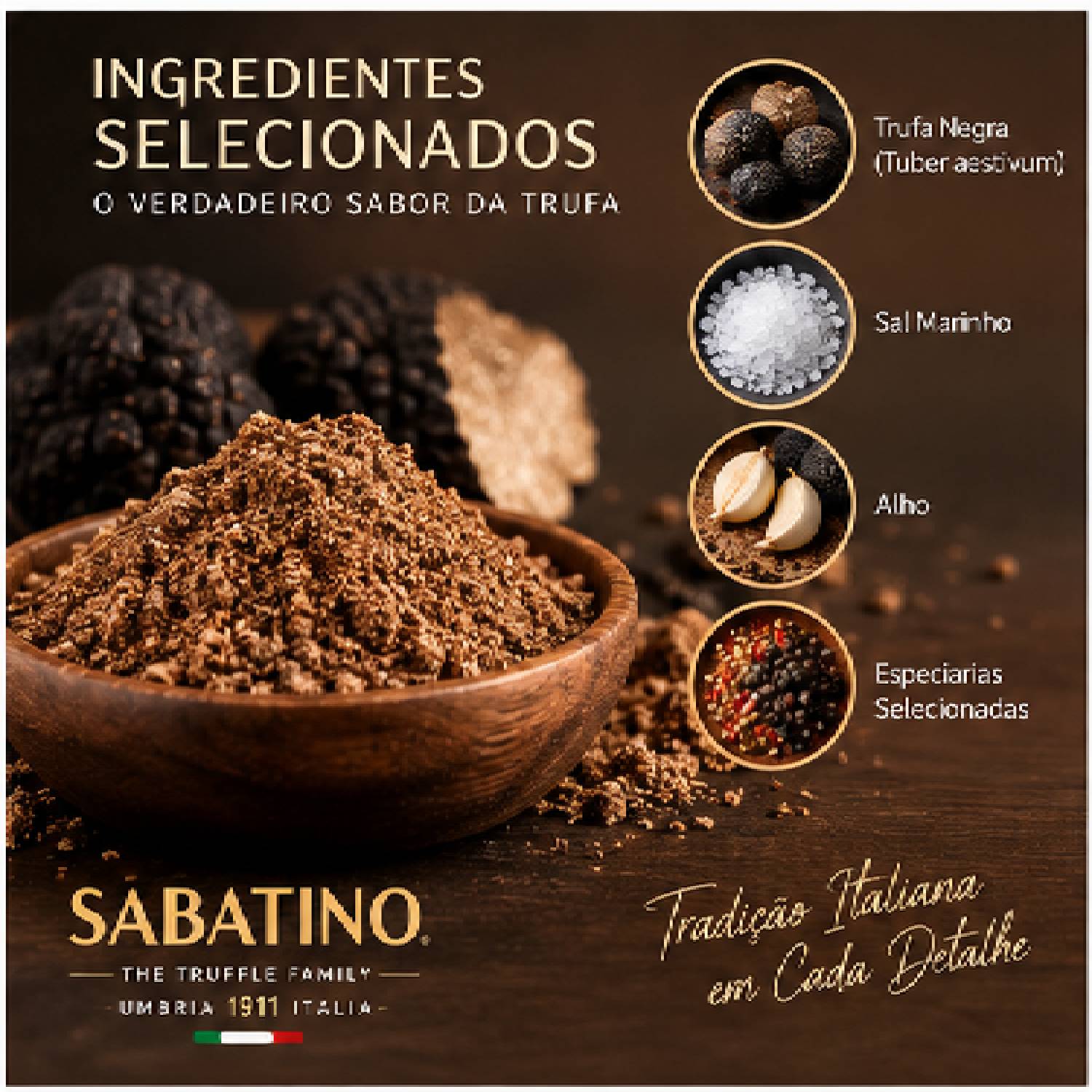 Tempero de Trufa Sabatino Truffle Zest 50g foto 7