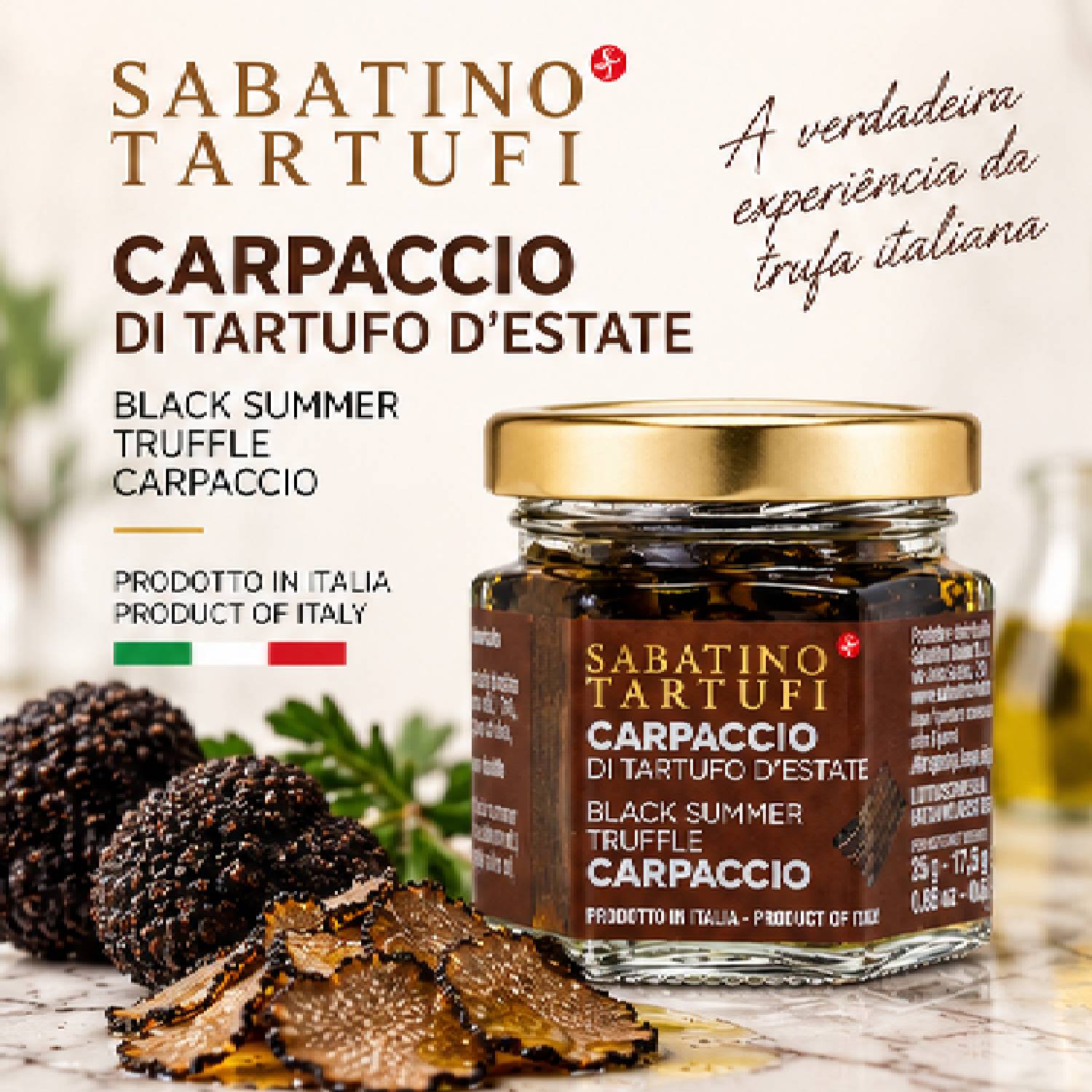 Carpaccio de Trufa Negra de Verão SABATINO 25g foto 4