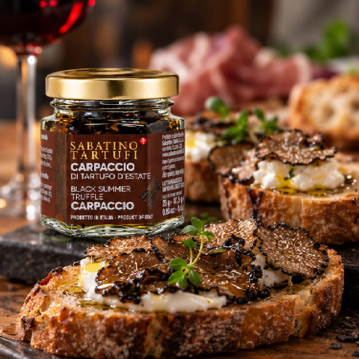 Carpaccio de Trufa Negra de Verão SABATINO 25g foto 9