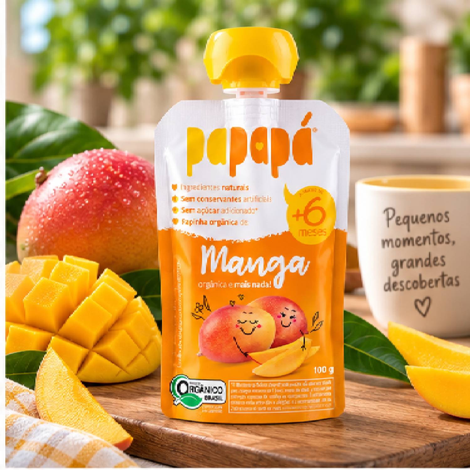 Papinha Orgânica Manga PAPAPÁ 100g foto 5