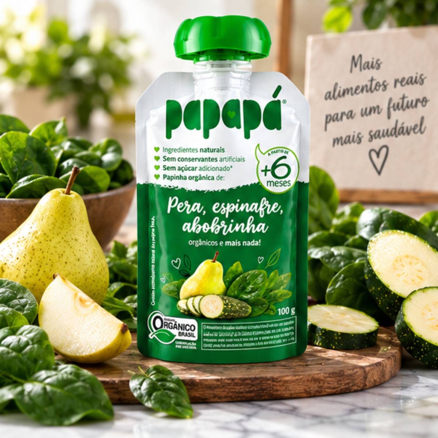 Kit Misto 24 Papinhas Orgânicas PapaPá 100g - 4 Sabores foto 3