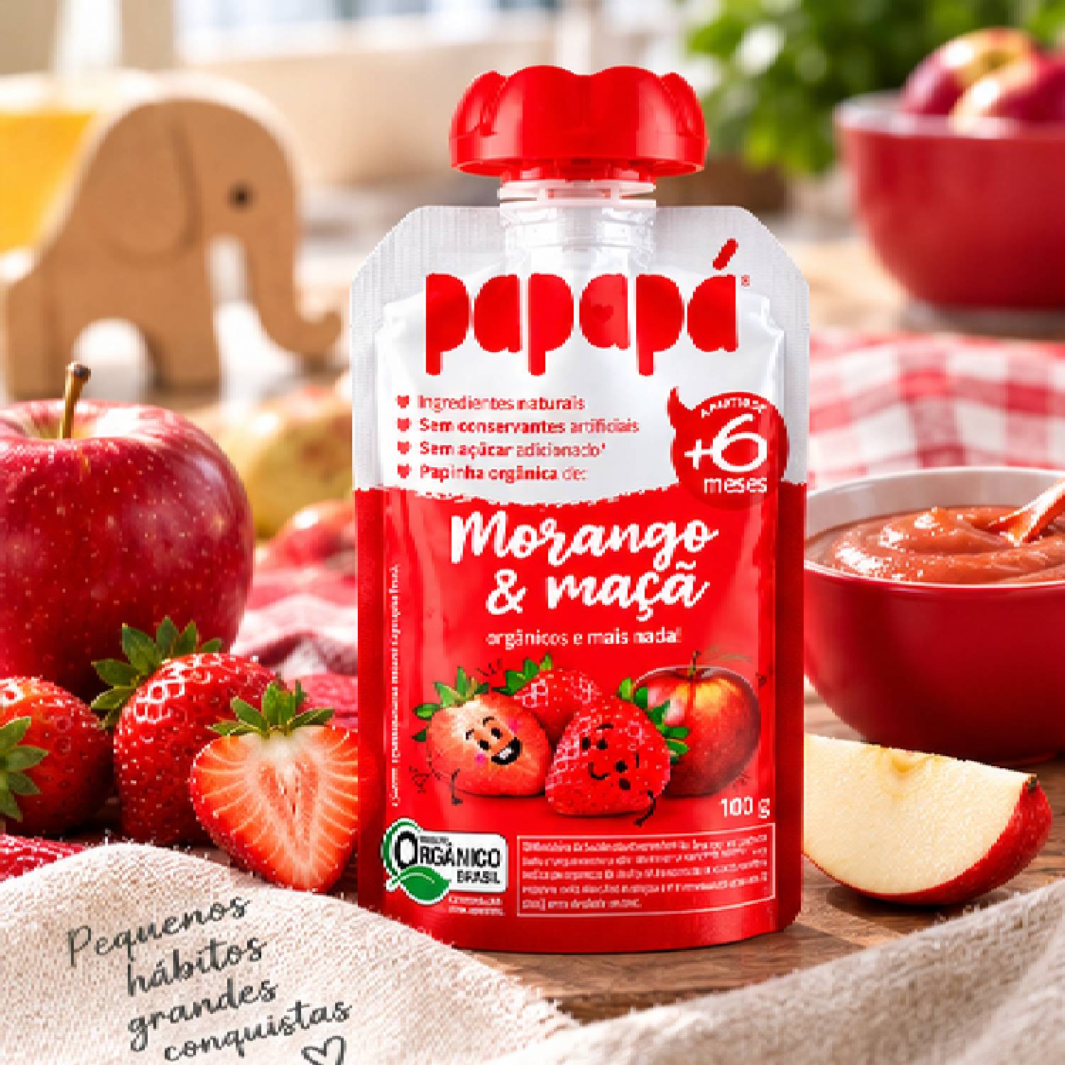 Kit Misto 24 Papinhas Orgânicas PapaPá 100g - 4 Sabores foto 4