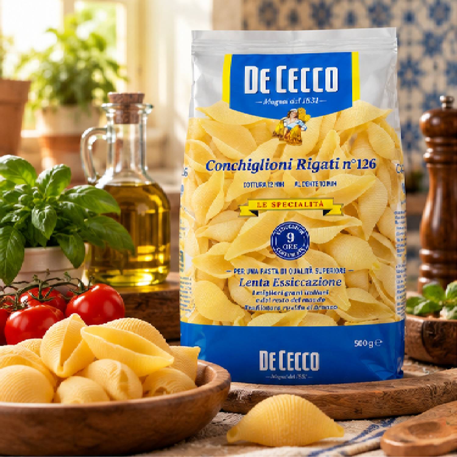 Kit 2 Massa De Cecco Conchiglioni Rigati Nº126 500g foto 9