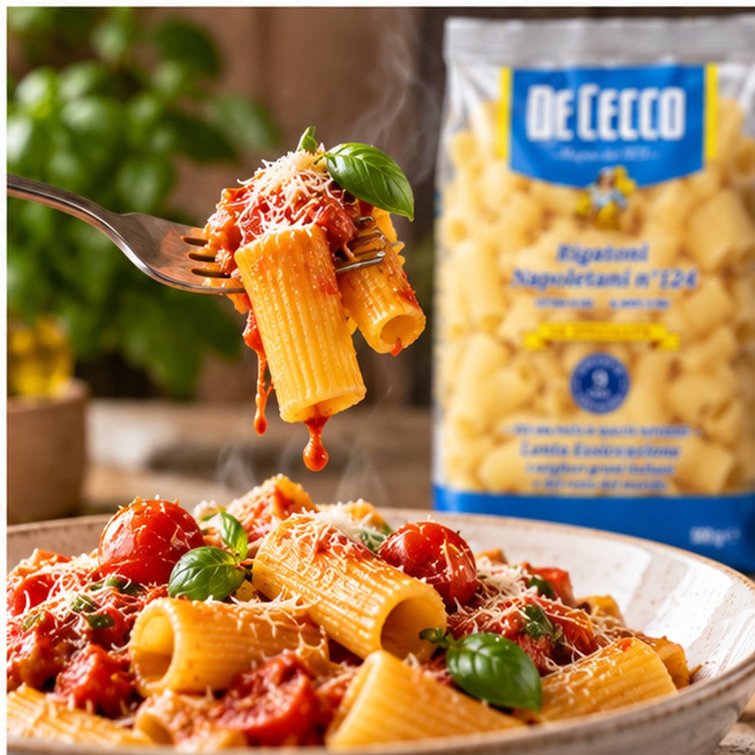 Kit 2 Massa De Cecco Rigatoni Napoletani Nº124 500g foto 3