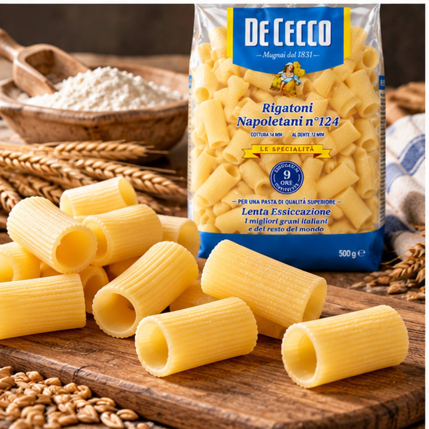 Kit 2 Massa De Cecco Rigatoni Napoletani Nº124 500g foto 8