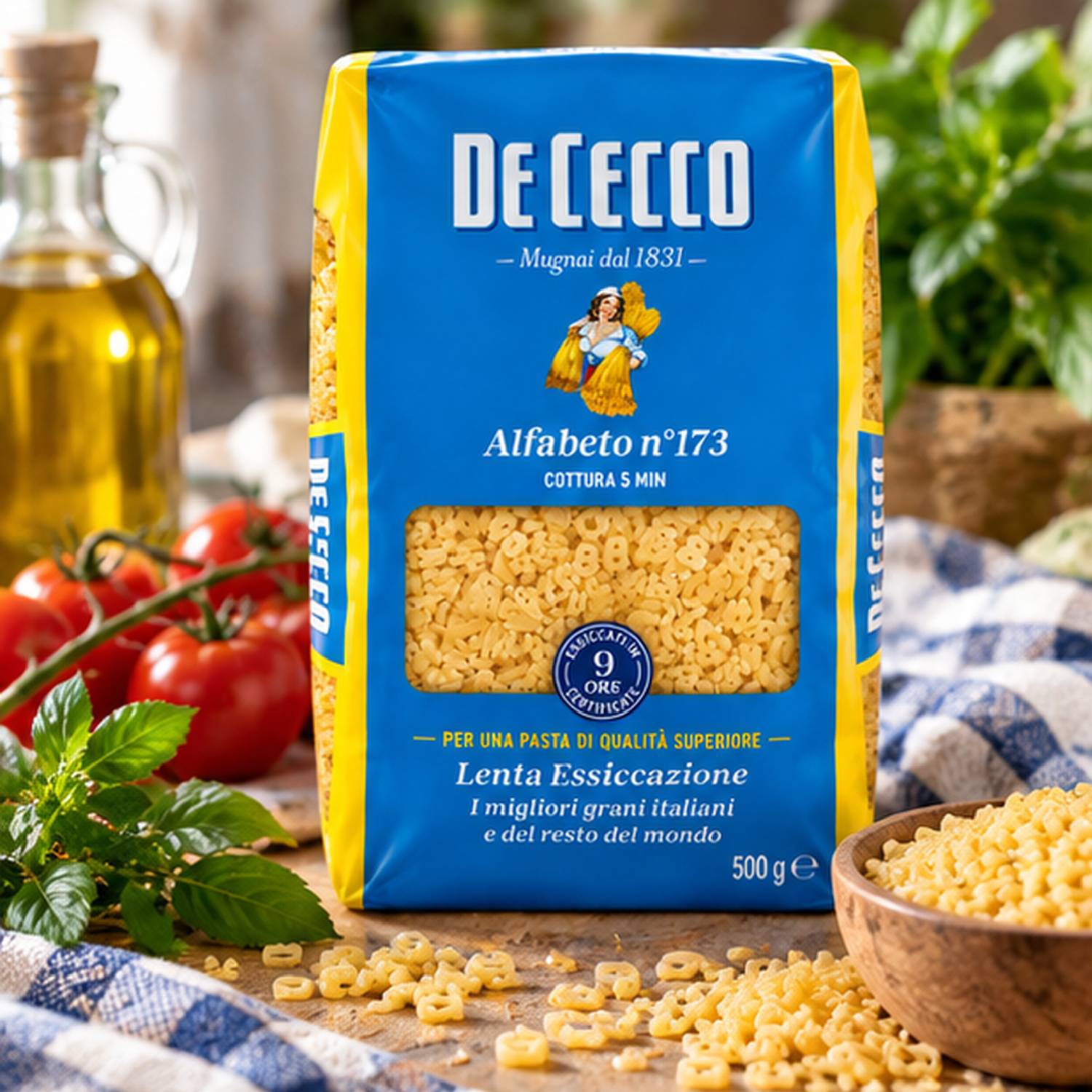 Massa De Cecco Alfabeto Nº173 Italiana 500g foto 3