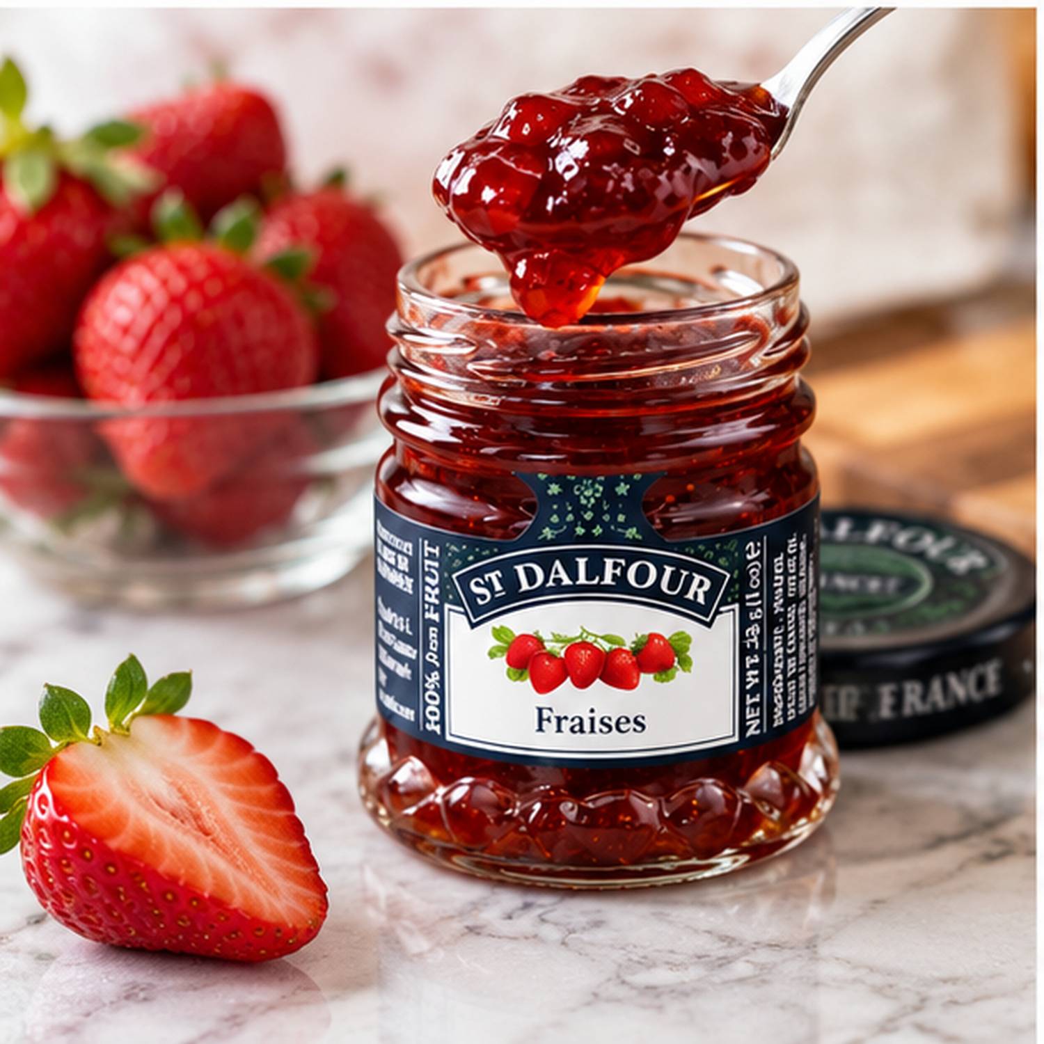 Geleia St Dalfour Mini Morango Francesa 28g foto 5