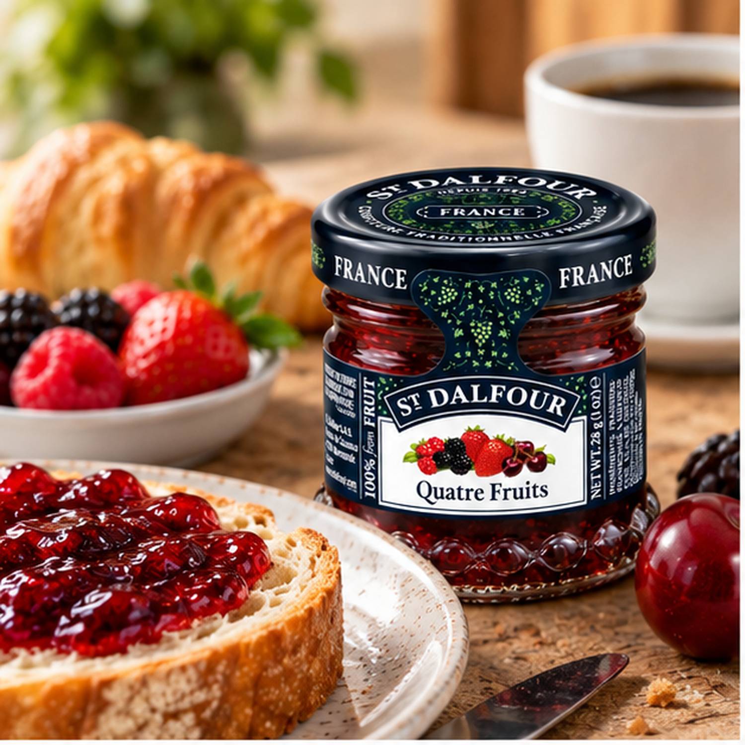 Kit 3 Geleia St Dalfour Mini Frutas Vermelhas Francesa 28g foto 8