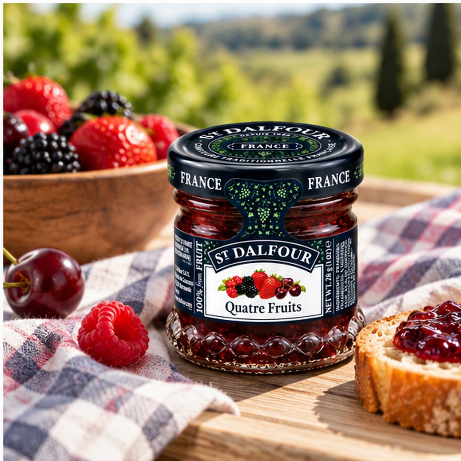 Kit 5 Geleia St Dalfour Mini Frutas Vermelhas Francesa 28g foto 5