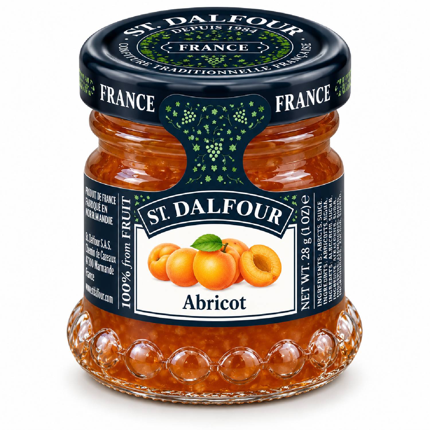 Mini Geleia Francesa de Damasco St. Dalfour 28g