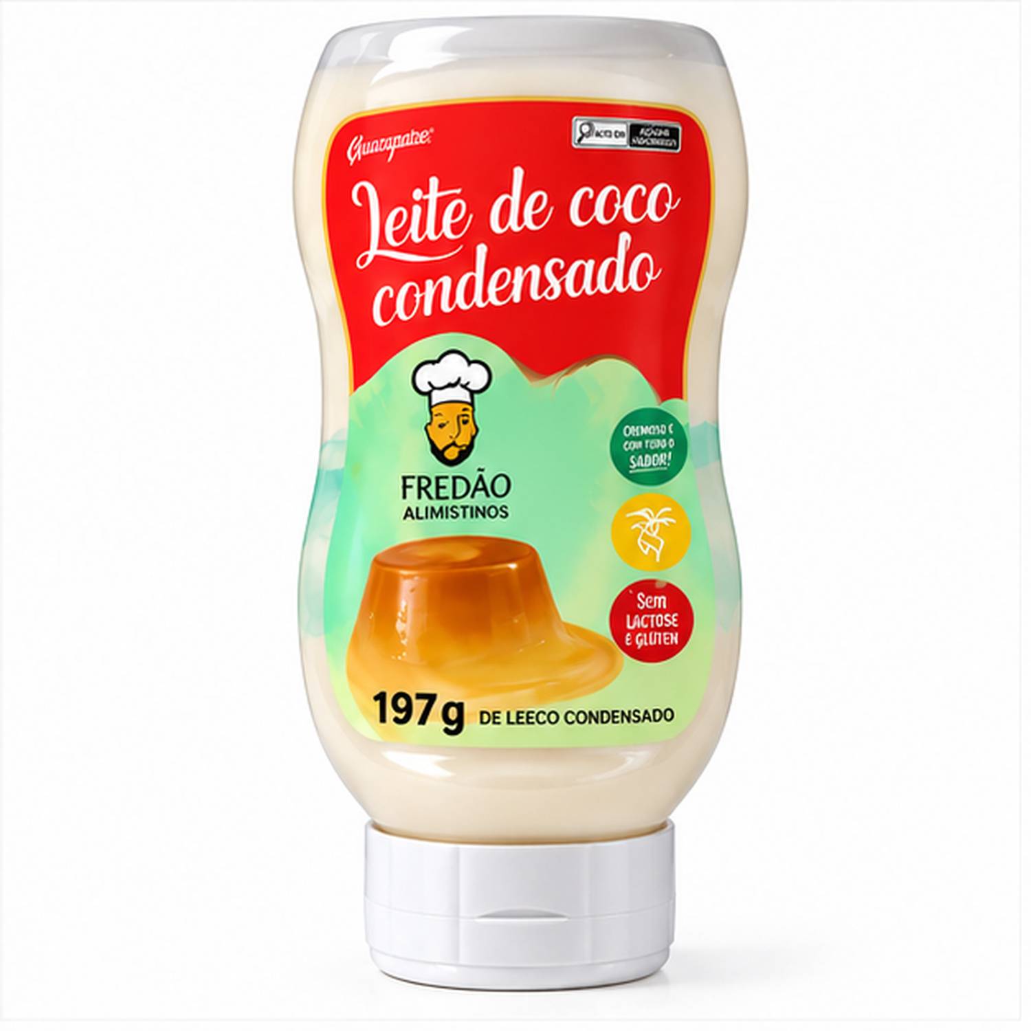 Leite Condensado de Coco Vegano Fredão 197g