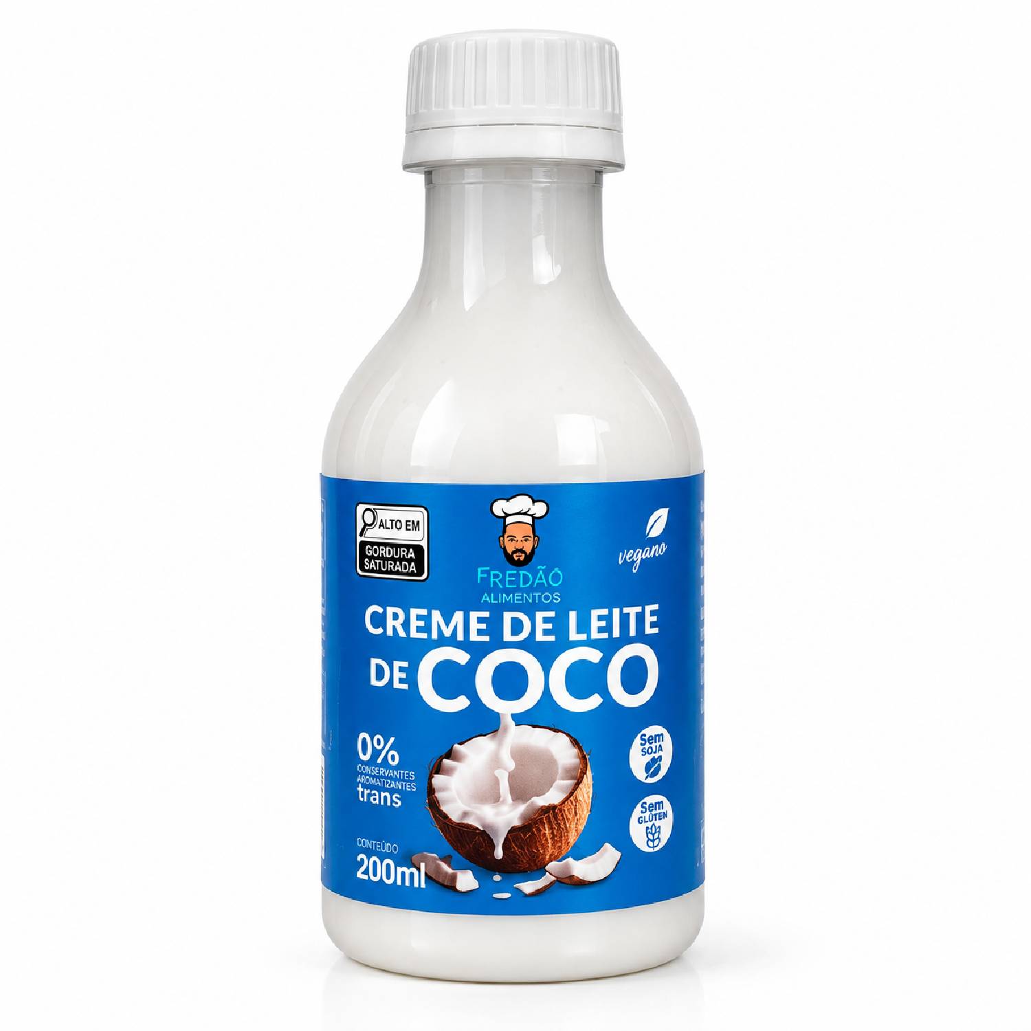Creme de Leite de Coco Vegano Fredão 200ml