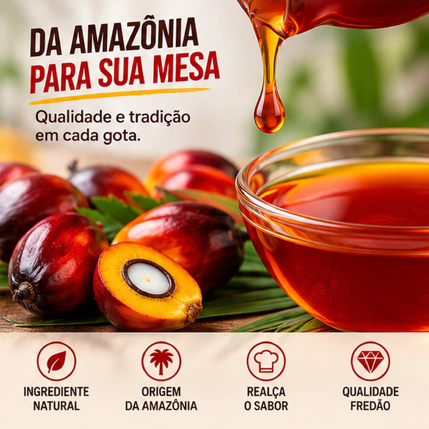 Kit 6 Azeite de Dendê Fredão 200ml Culinário foto 6