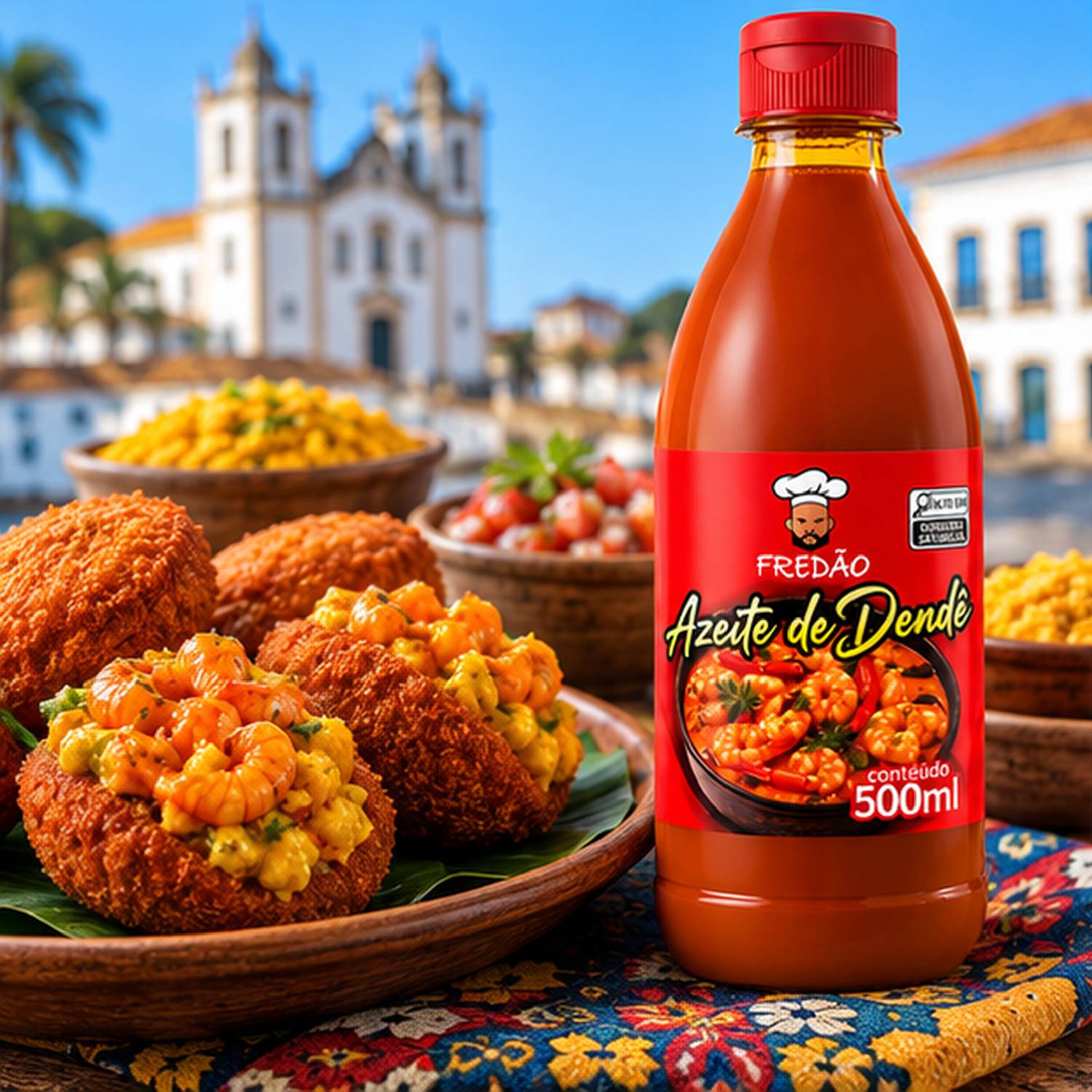 Azeite de Dendê Fredão 500ml Culinário foto 4