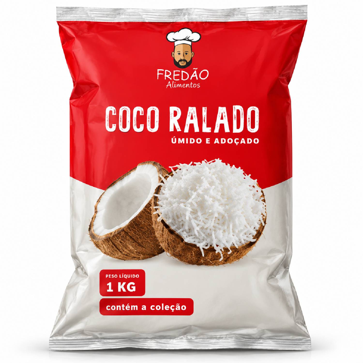 Coco Ralado Fredão 1kg (Uso Culinário Profissional)