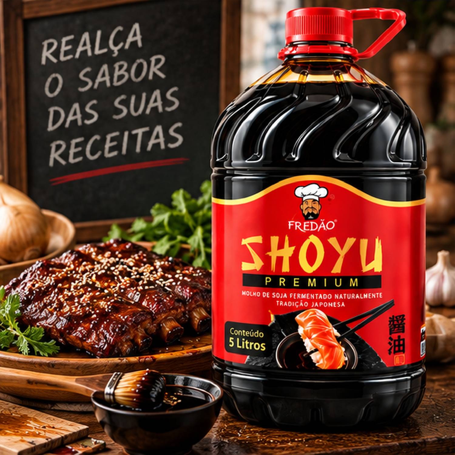Molho Shoyu Fredão 5 Litros Uso Profissional foto 8