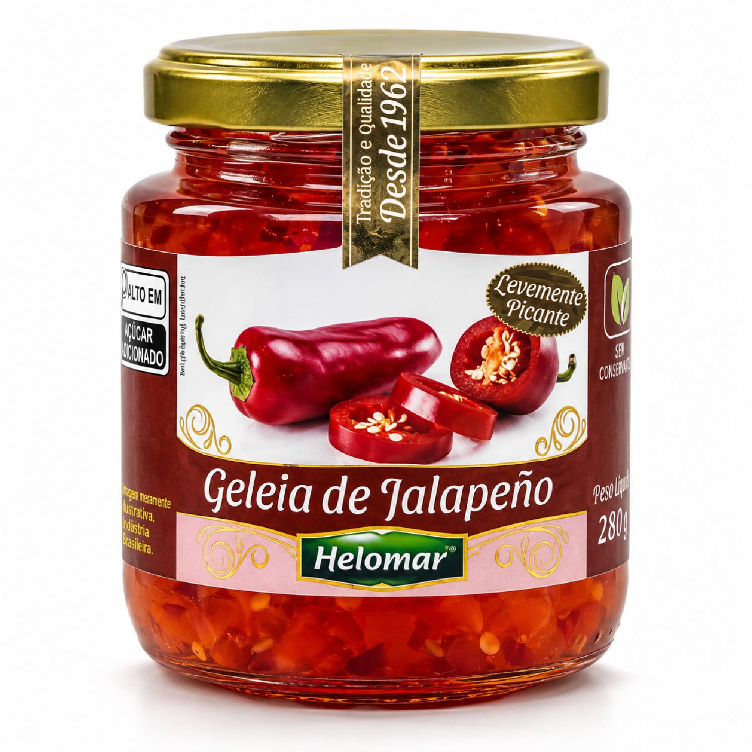 Geleia de Pimenta Jalapeno HELOMAR 280g