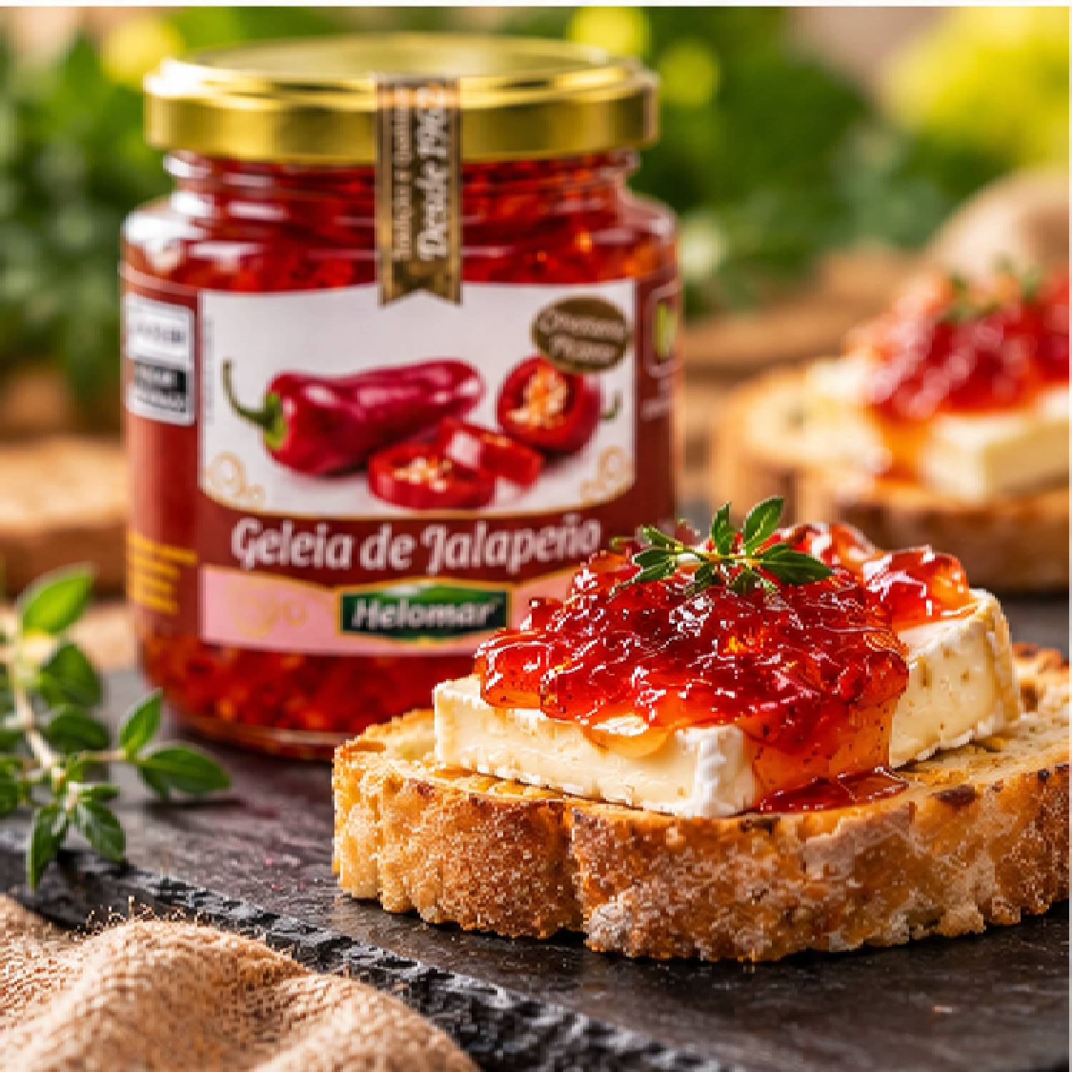 Geleia de Pimenta Jalapeno HELOMAR 280g foto 9