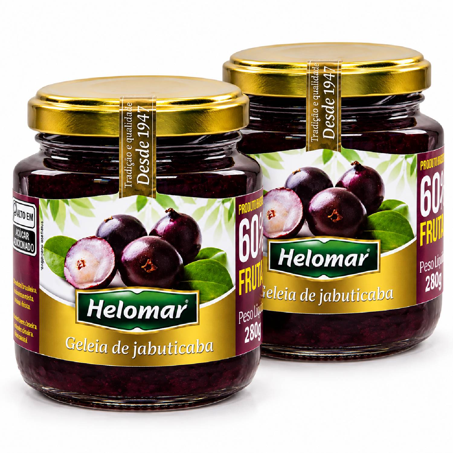Kit 2 Geleia de Jabuticaba HELOMAR 280g
